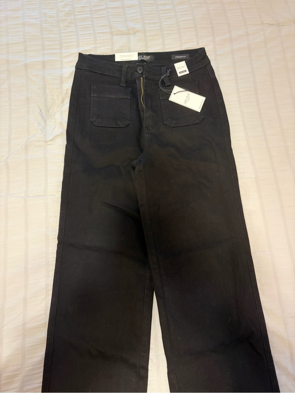 Judy Blue Black High-Rise Straight Leg Jeans